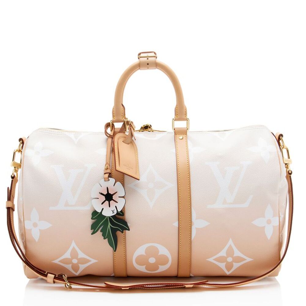 Louis Vuitton Giant Monogram Canvas By The Pool Keepall Bandouliere 45 Duffle